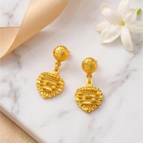 Bafleh Jewellery 22K Gold Earrings